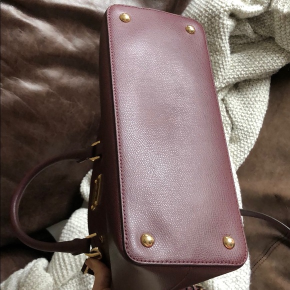 Burgundy Michael Kors Purse - Picture 5 of 5